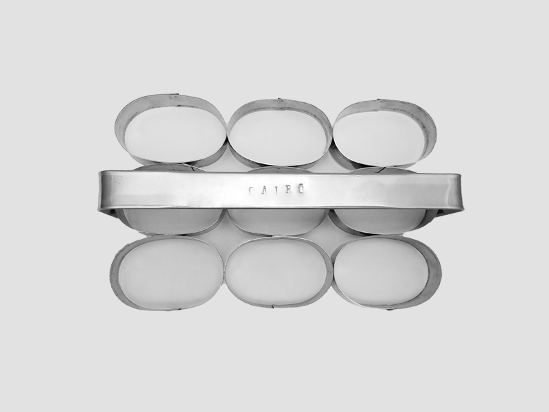 Placa cortante ovalada nº 7 por 9 unidades