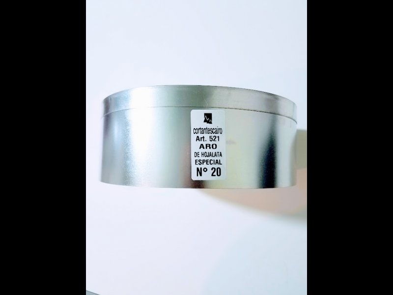 Aros de Hojalata de 7 cm  a 32 cm. de diametro y 7,50 de alto