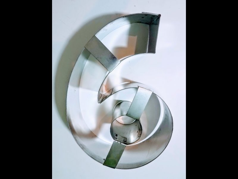 Aro de Hojalata Numero 6 (o 9) 28 cm